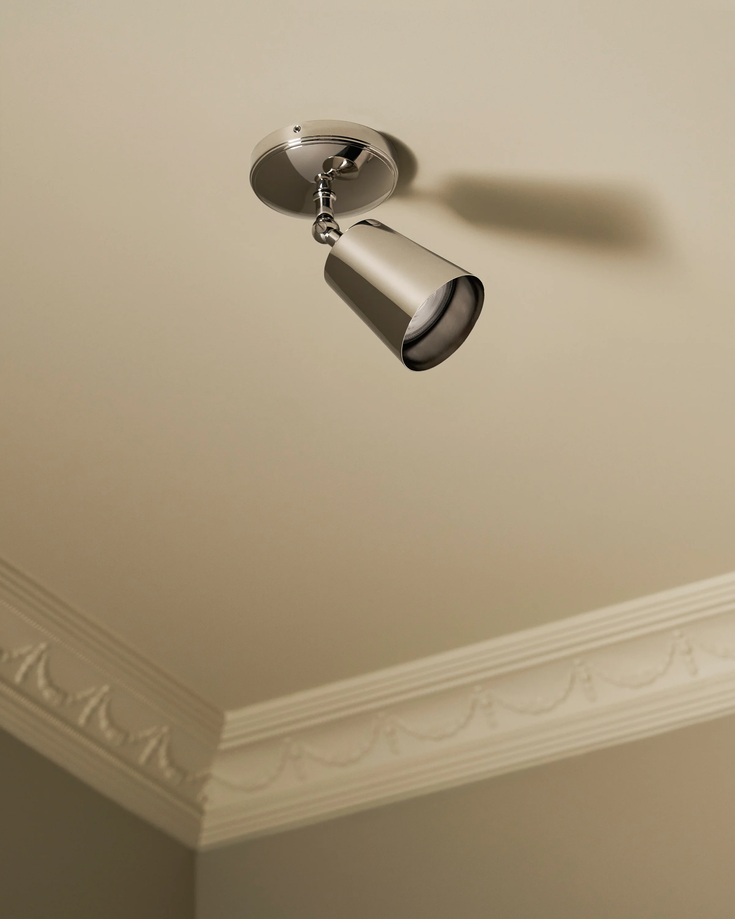Baylis Single Large Spotlight - Polished Nickel - Image 4