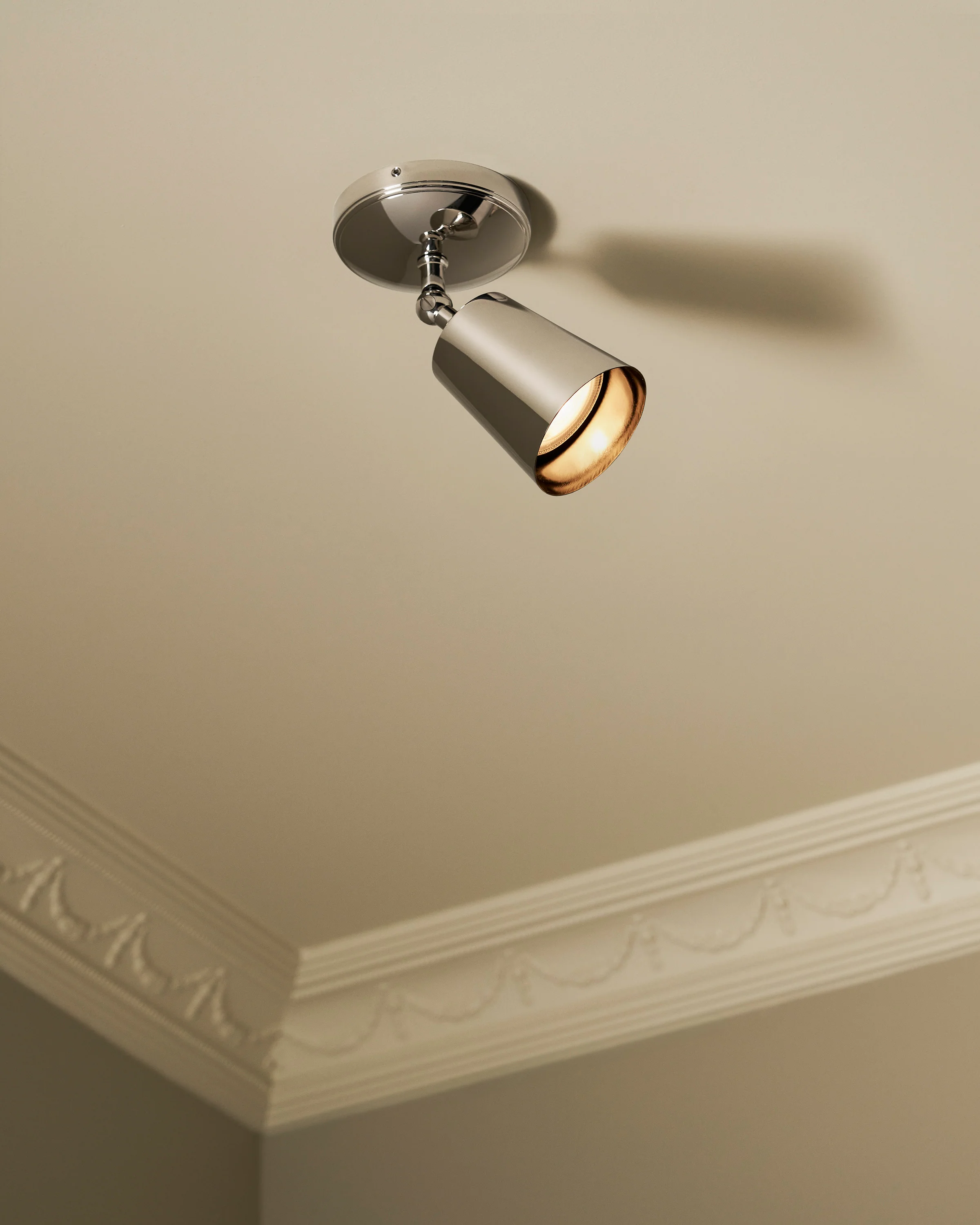 Baylis Single Large Spotlight - Polished Nickel - Image 5