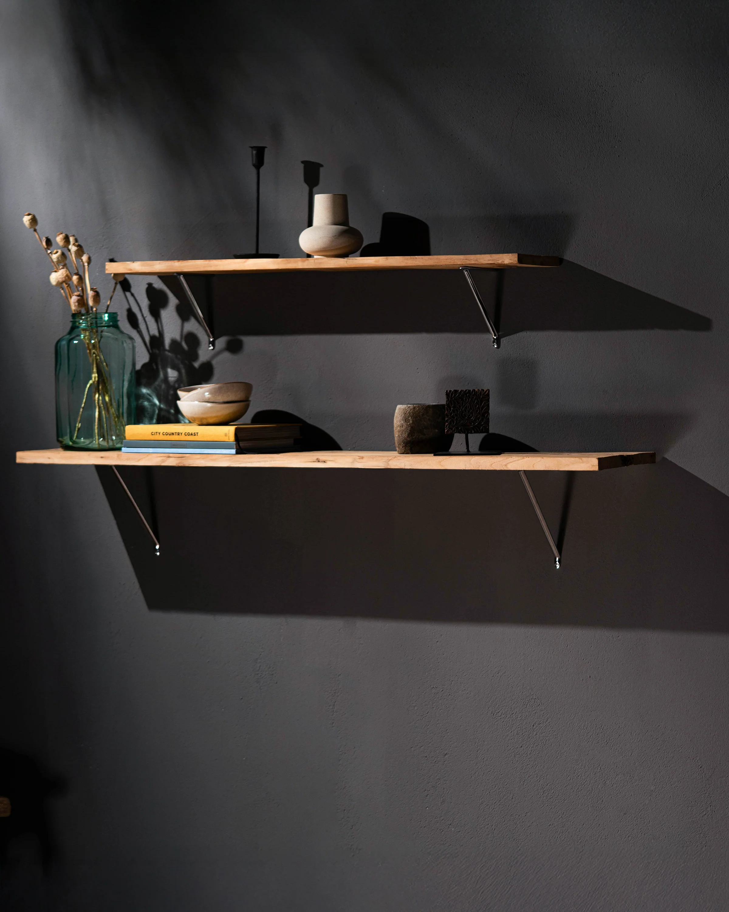Brixton Shelf Bracket Small - Polished Nickel - Image 4