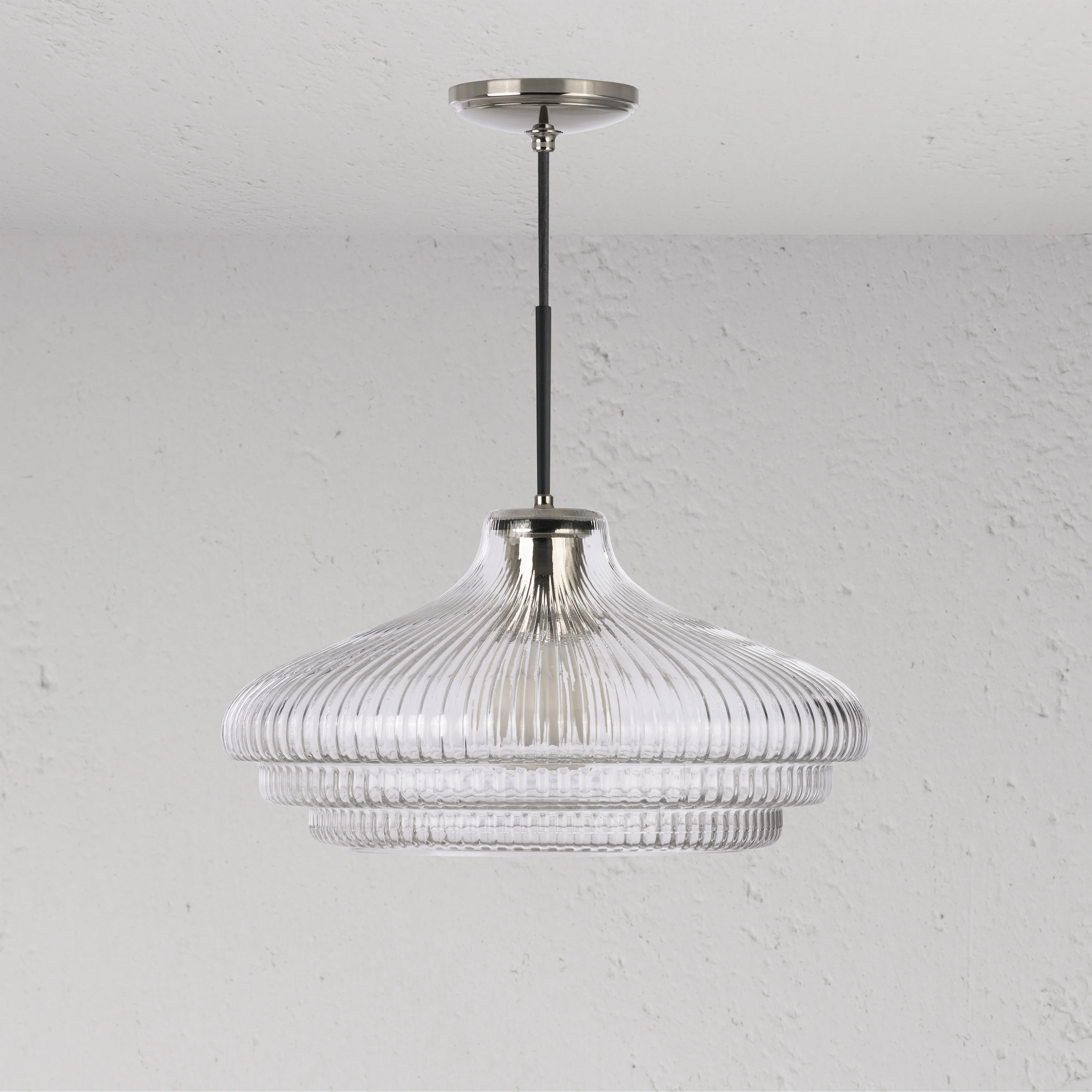 Polished nickel lighting