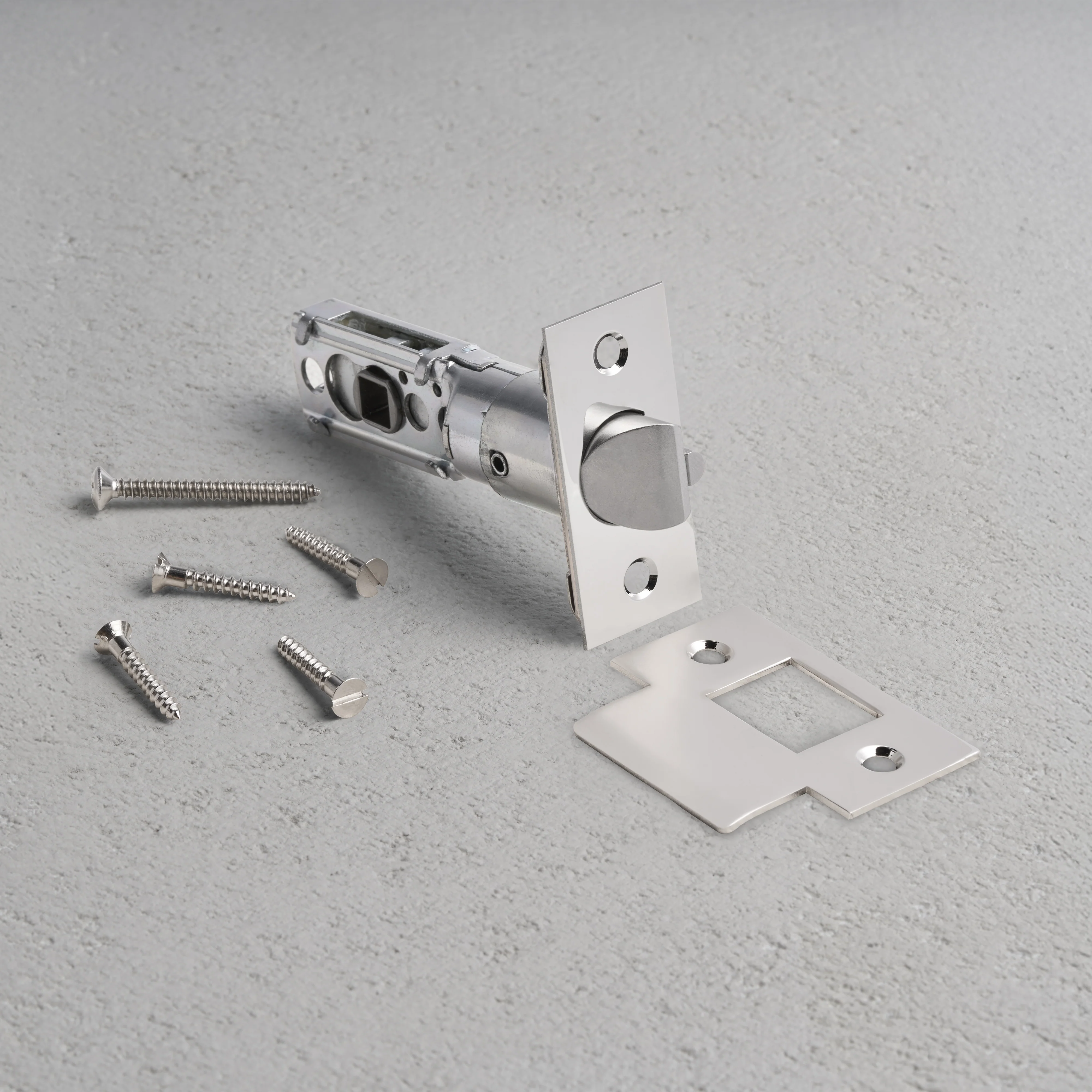 Digby Dummy Door Handle Set - Polished Nickel - Image 2