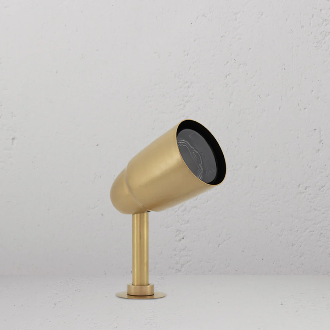 Ealing Yard Spotlight - Antique Brass