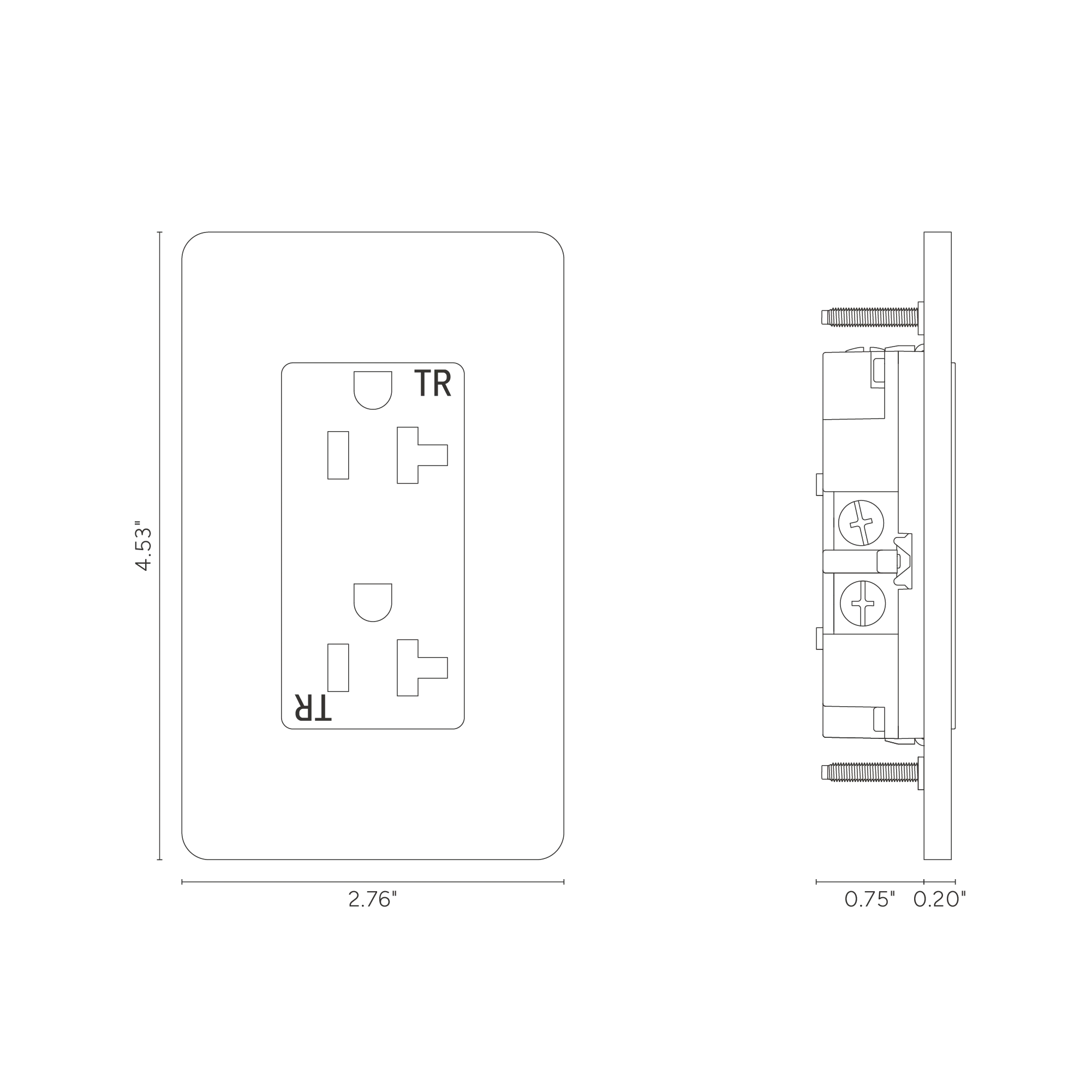 Grove 1G 20A Outlet - Bronze Black - Image 2