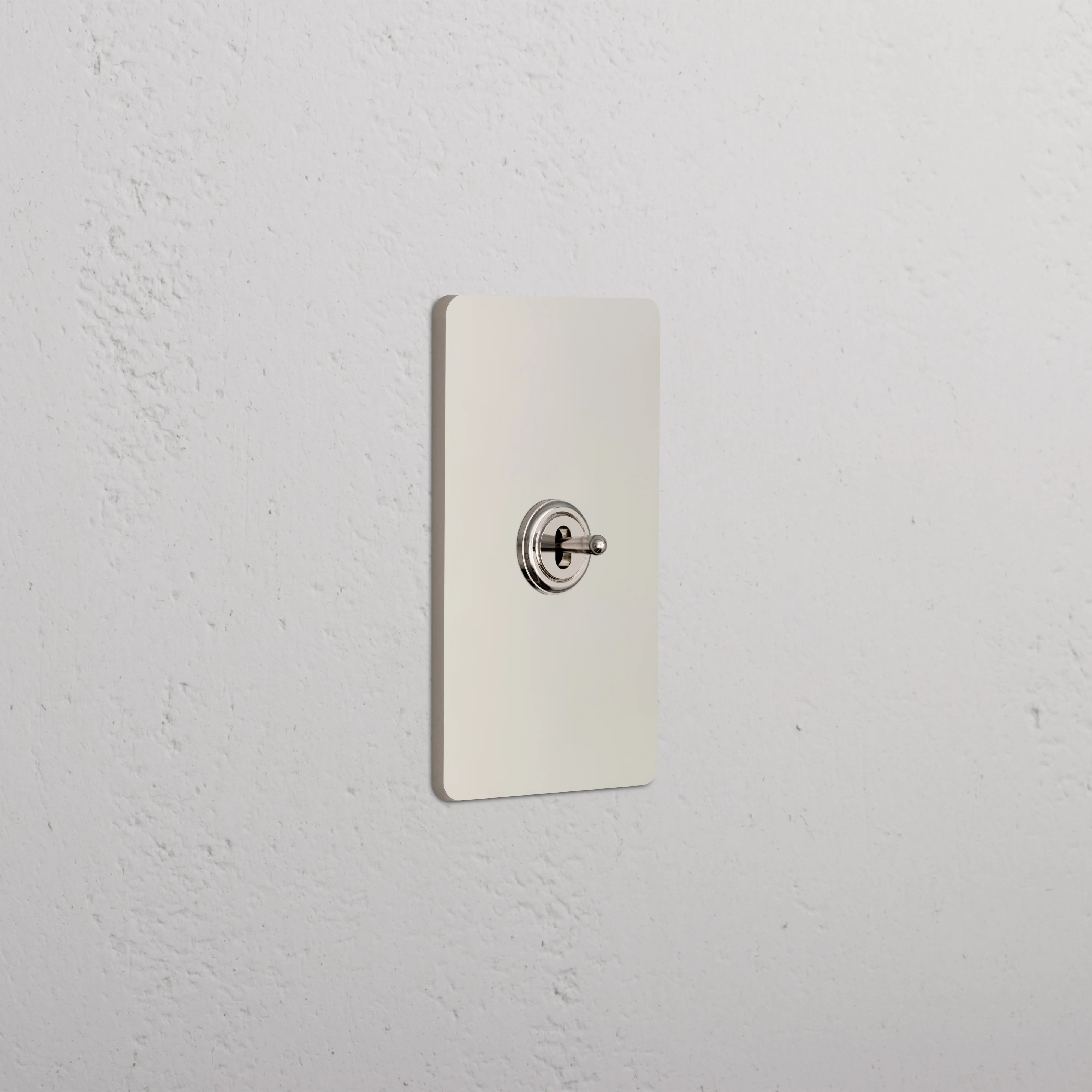 Grove 1G Center Retractive Toggle Switch - Polished Nickel