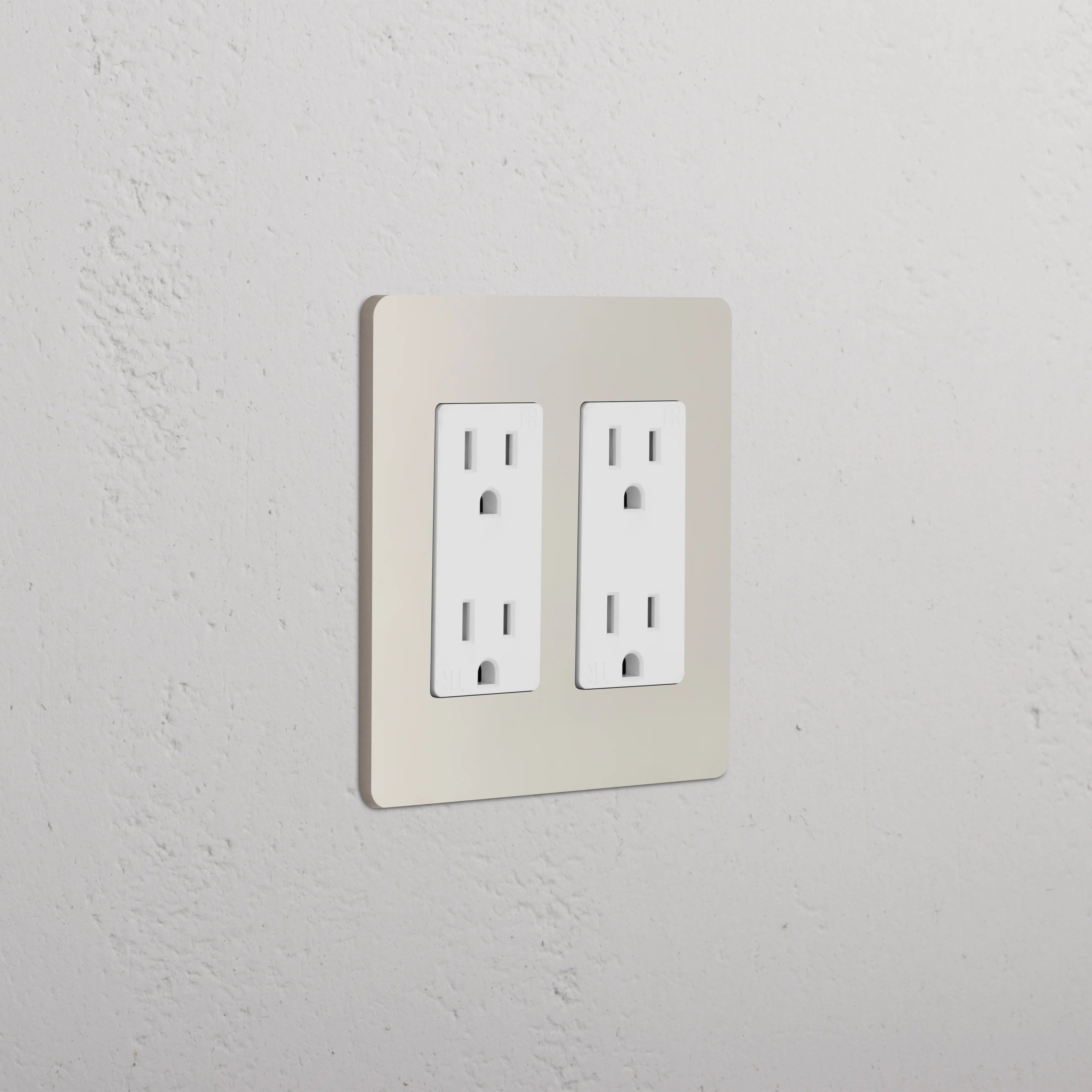 Grove 2G Outlet - Polished Nickel White