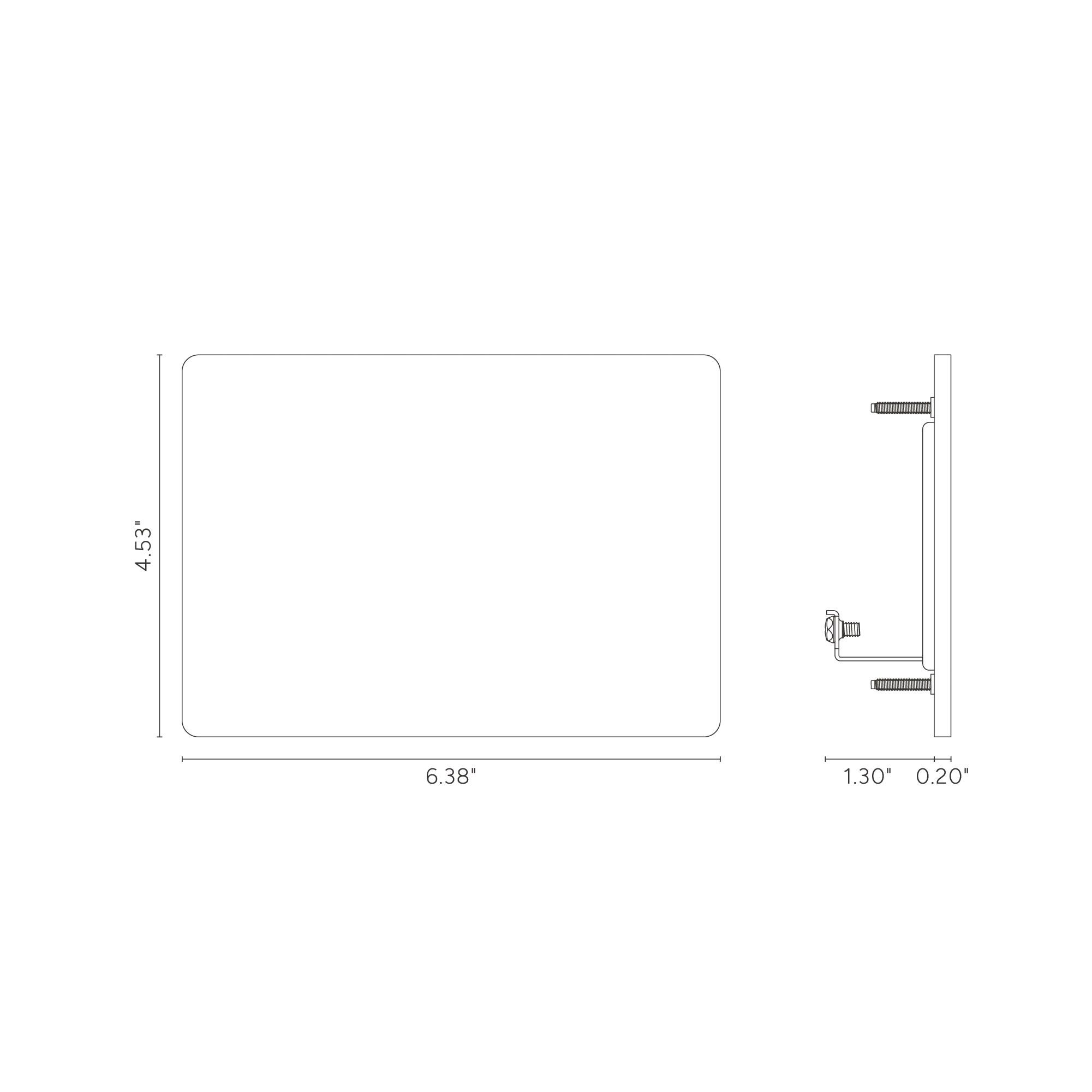 Grove 3G Blank Plate - Bronze - Image 3