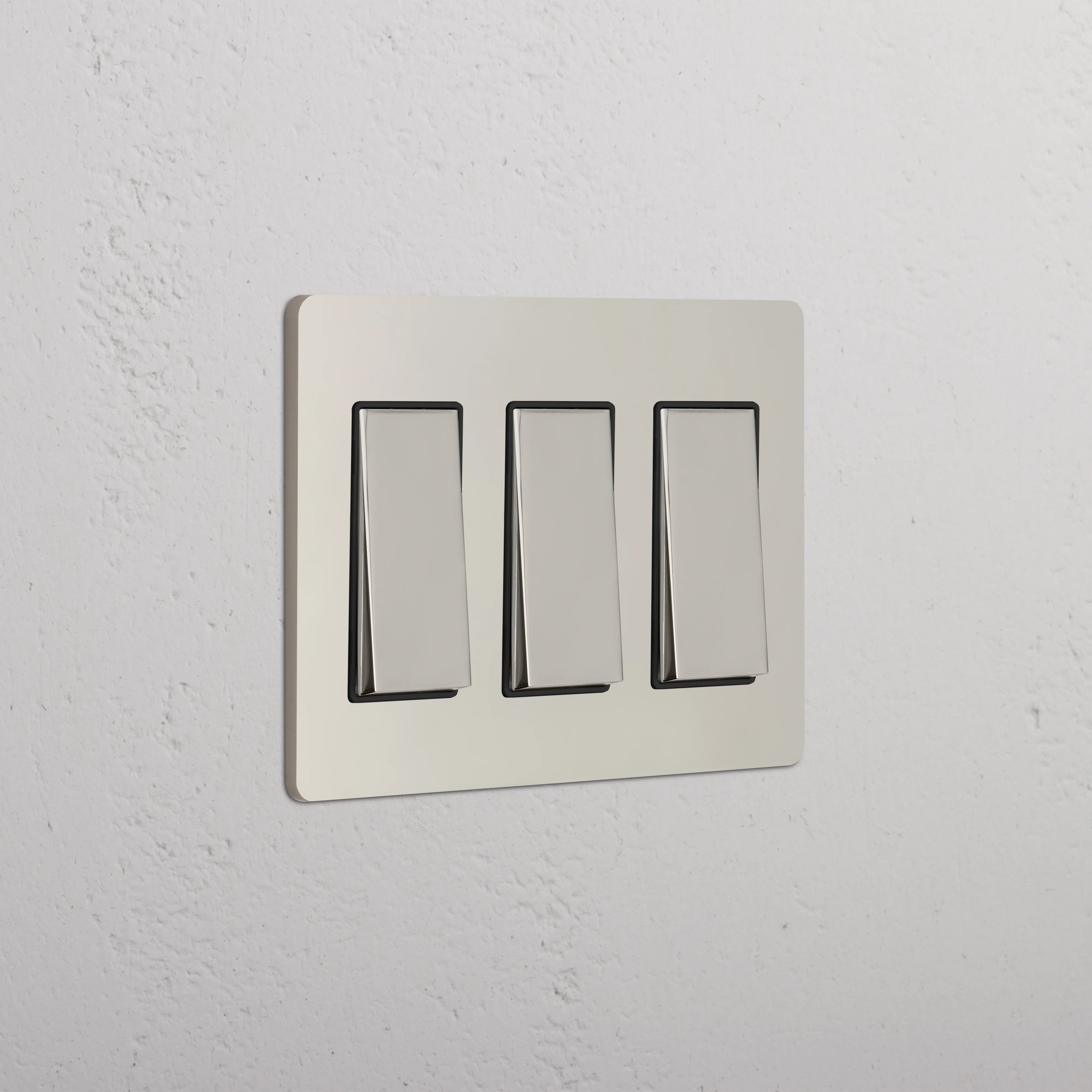 Grove 3G Rocker Switch - Polished Nickel Black