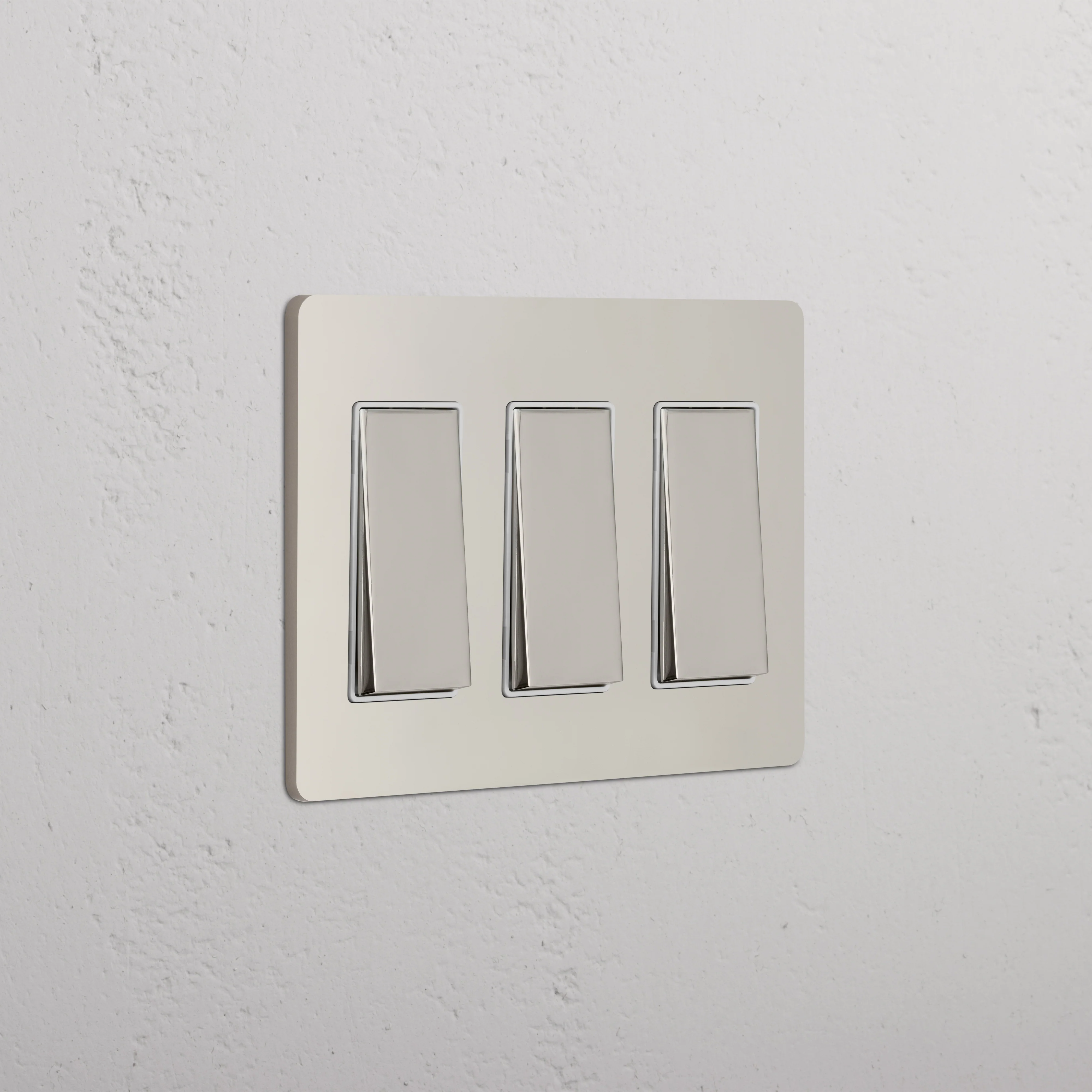 Grove 3G Rocker Switch - Polished Nickel White