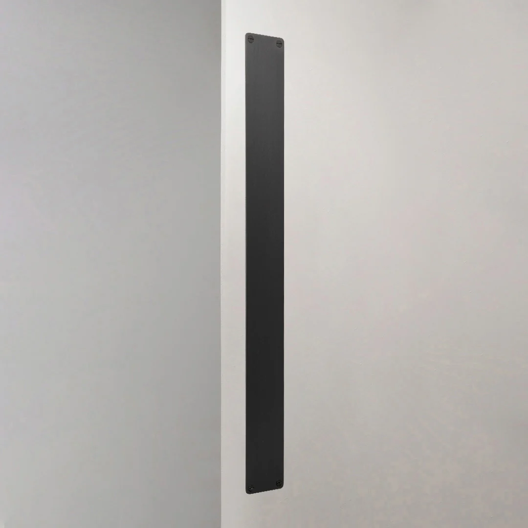 Harper Push Plate Large - Bronze