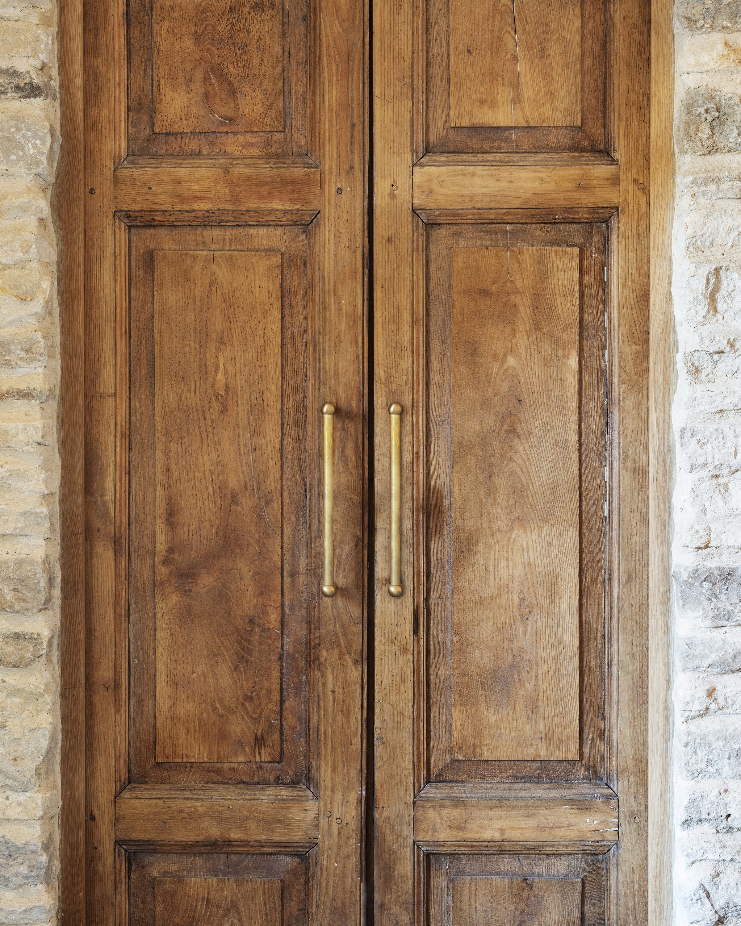 Harper Single Pull Handle Medium - Antique Brass - Image 3