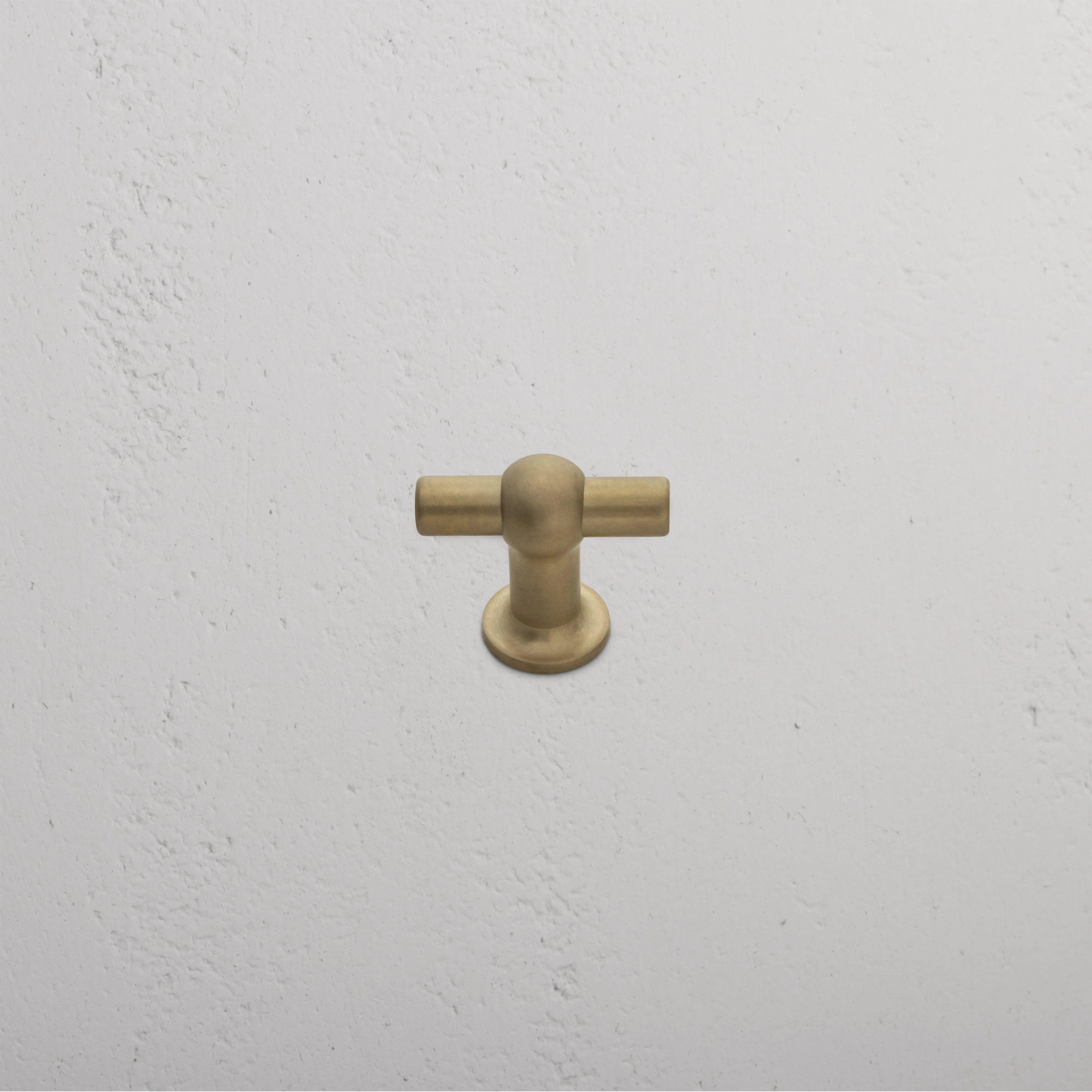 Harper T-Bar Cabinet Handle Small - Antique Brass