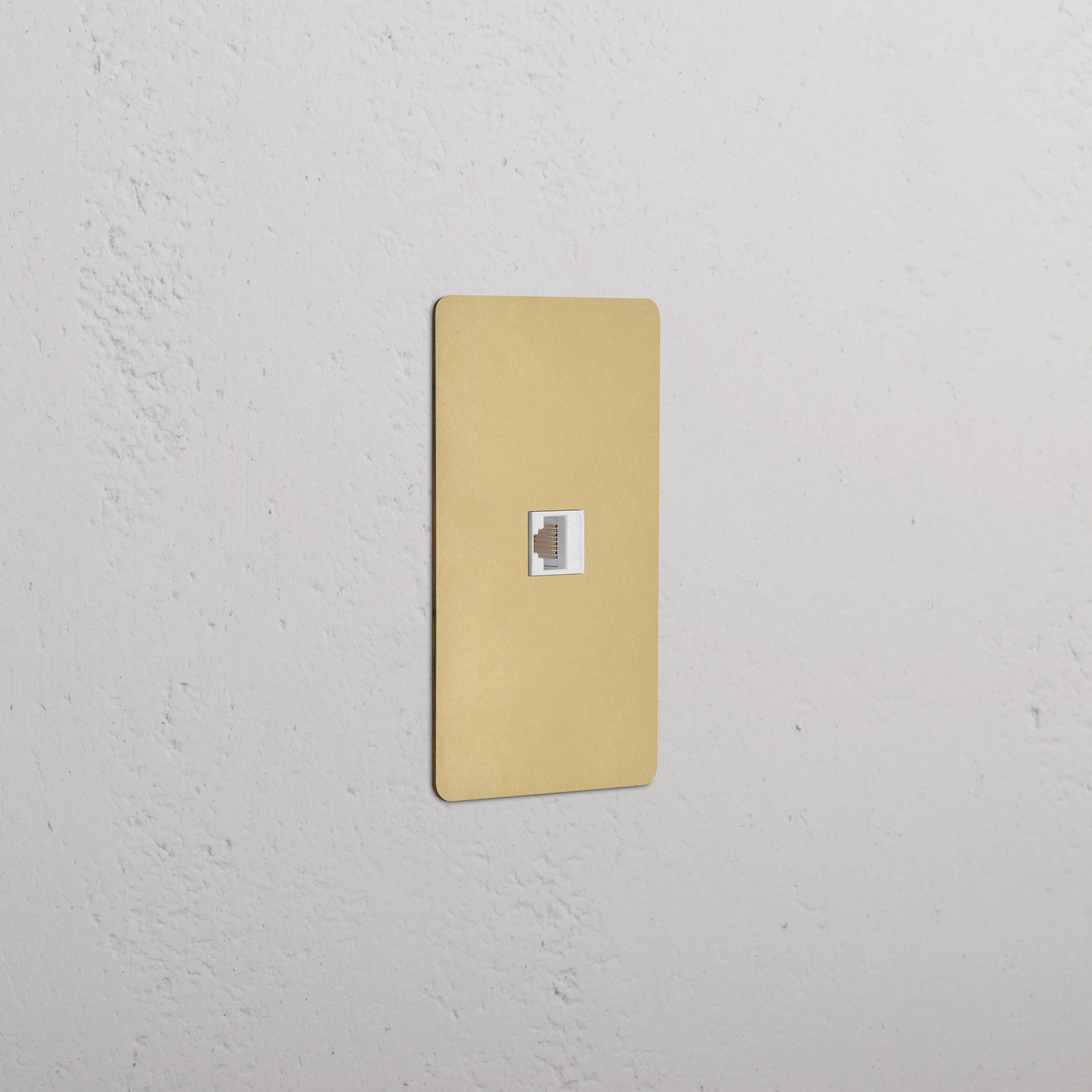 Kew 1G CAT 6 Keystone - Antique Brass White