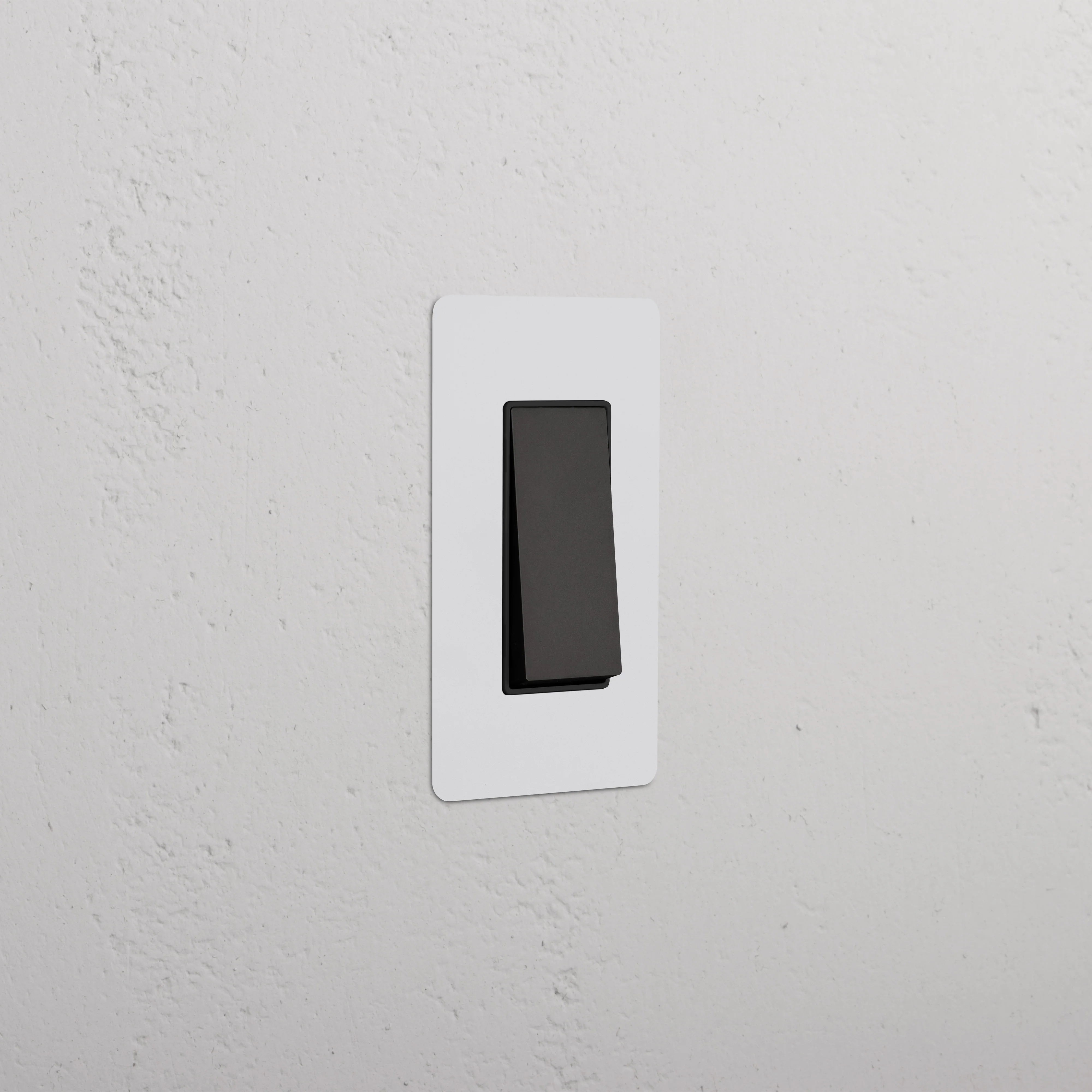Kew 1G Four Way Rocker Switch - Paintable Bronze Black