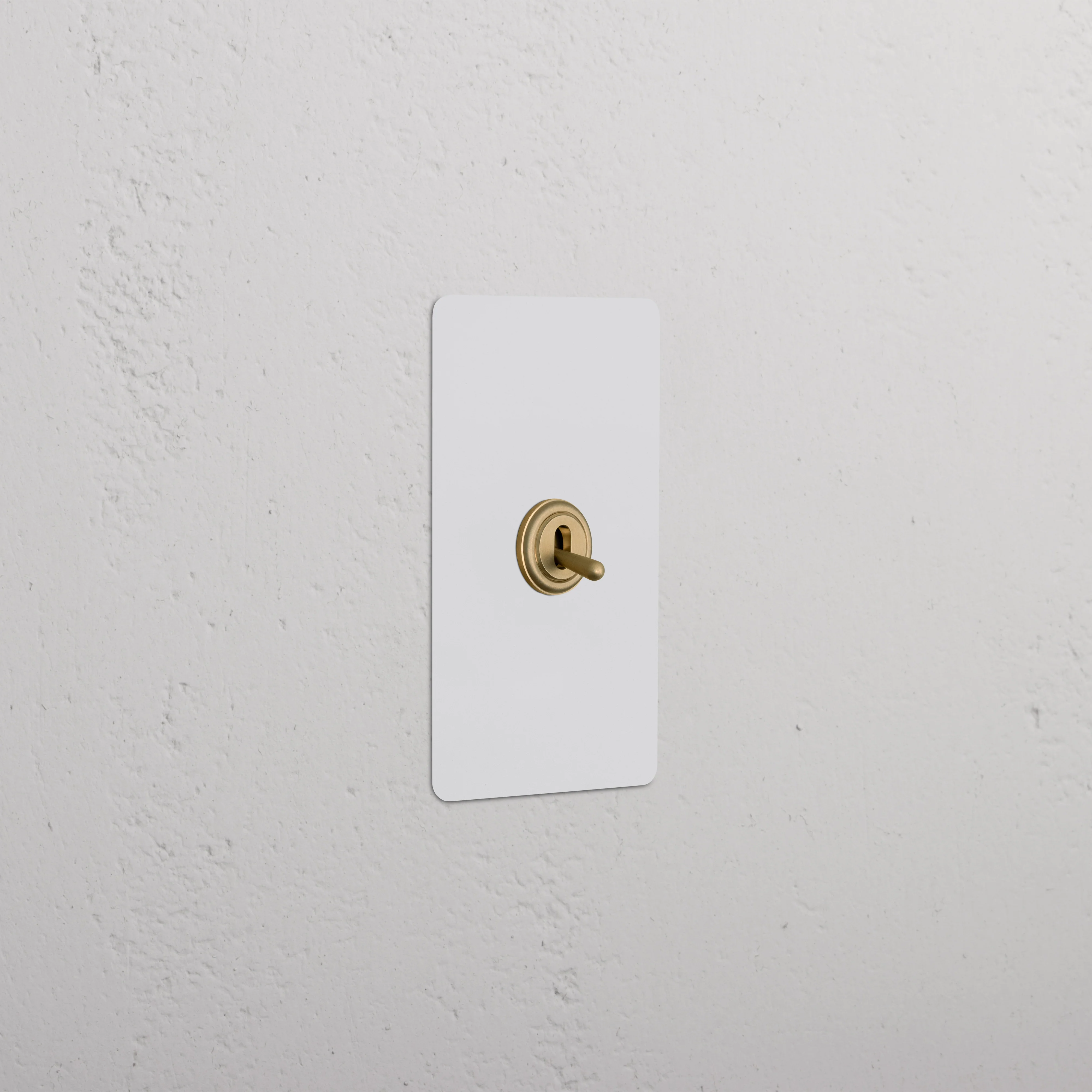 Kew 1G Four Way Toggle Switch - Paintable Antique Brass