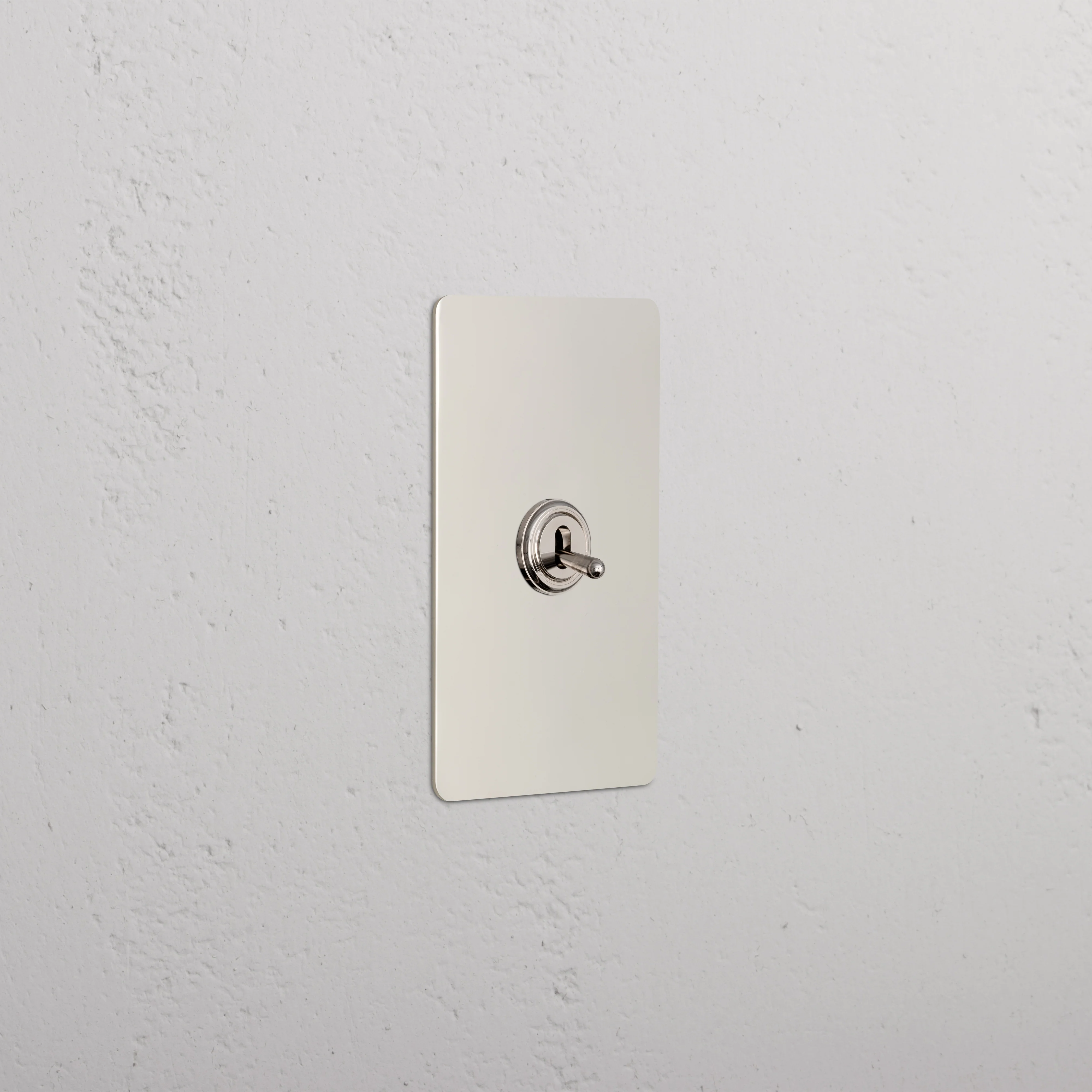Kew 1G Four Way Toggle Switch - Polished Nickel