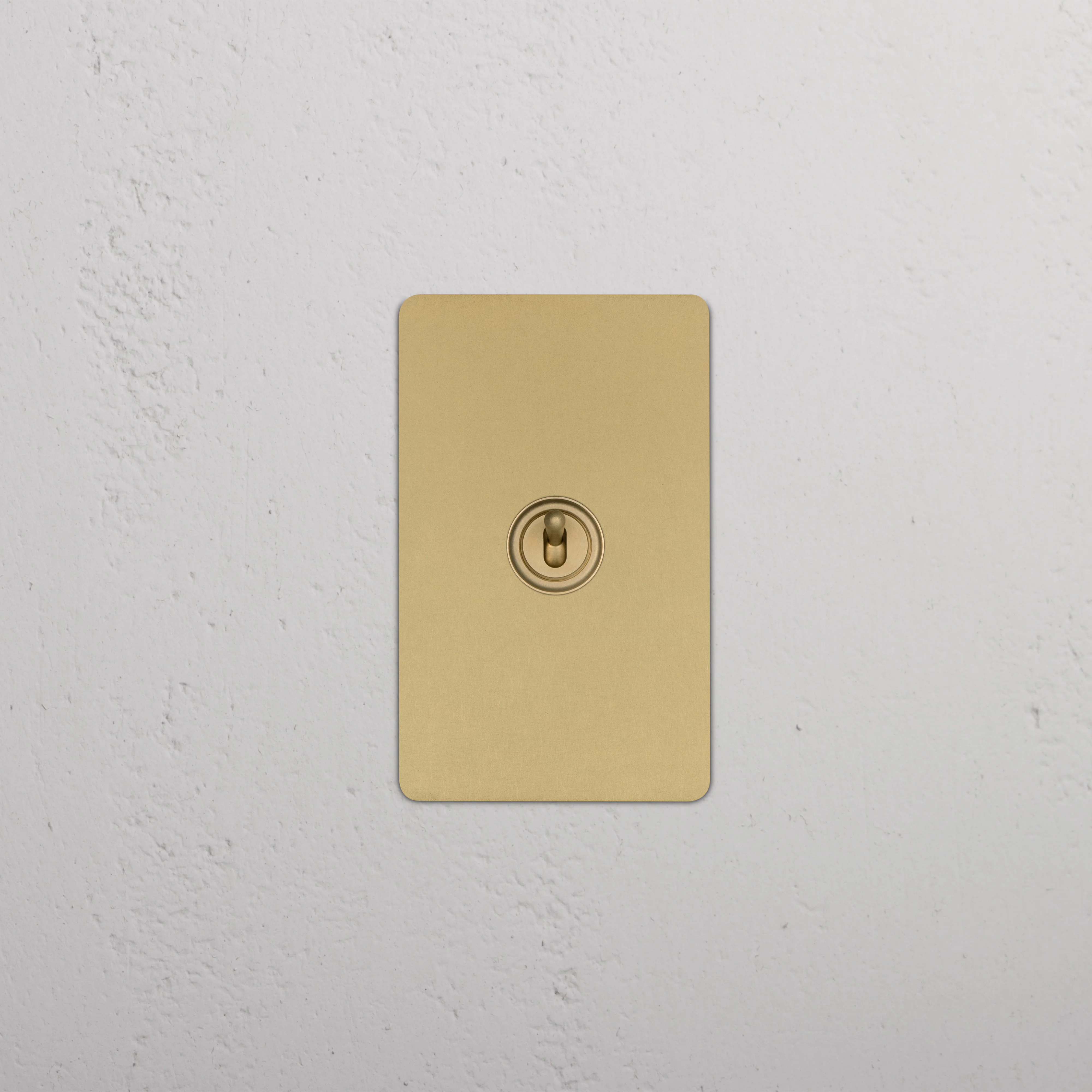 Kew 1G Retractive Toggle Switch - Antique Brass - Image 2