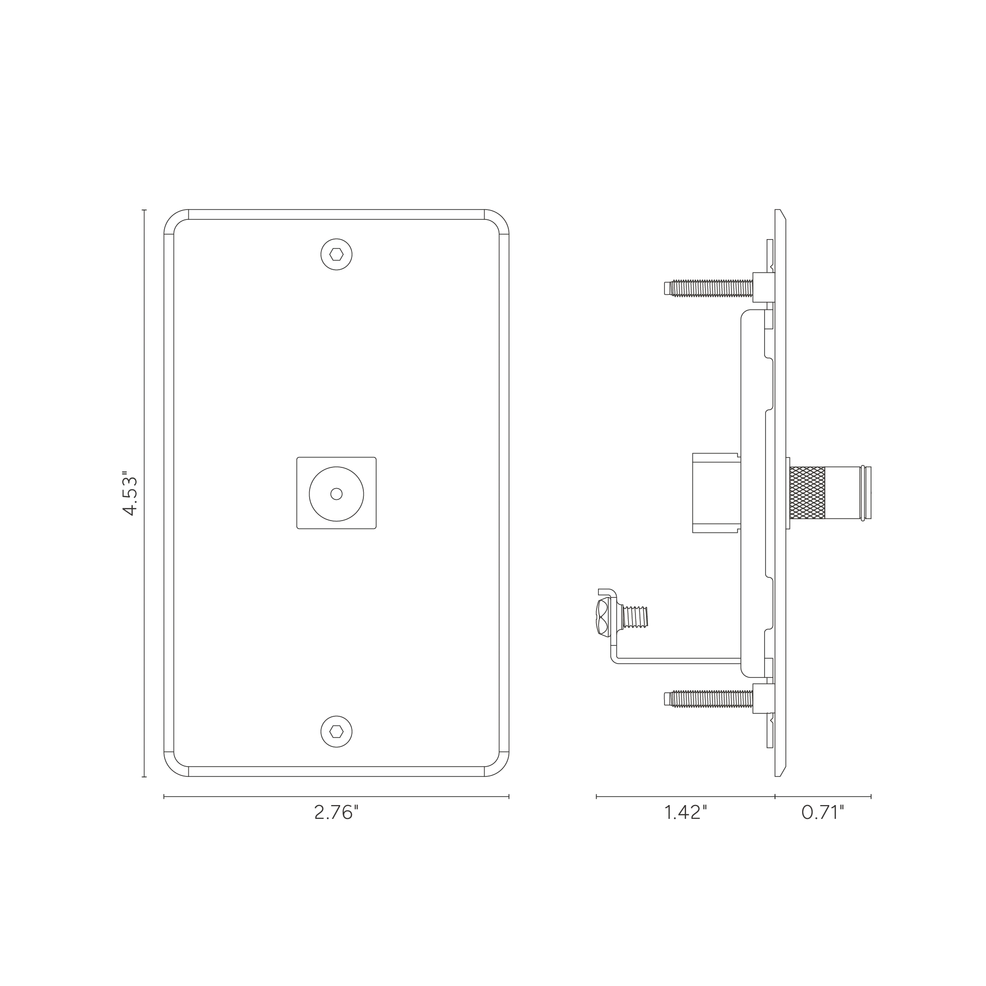 Kew 1G TV Keystone - Clear White - Image 2