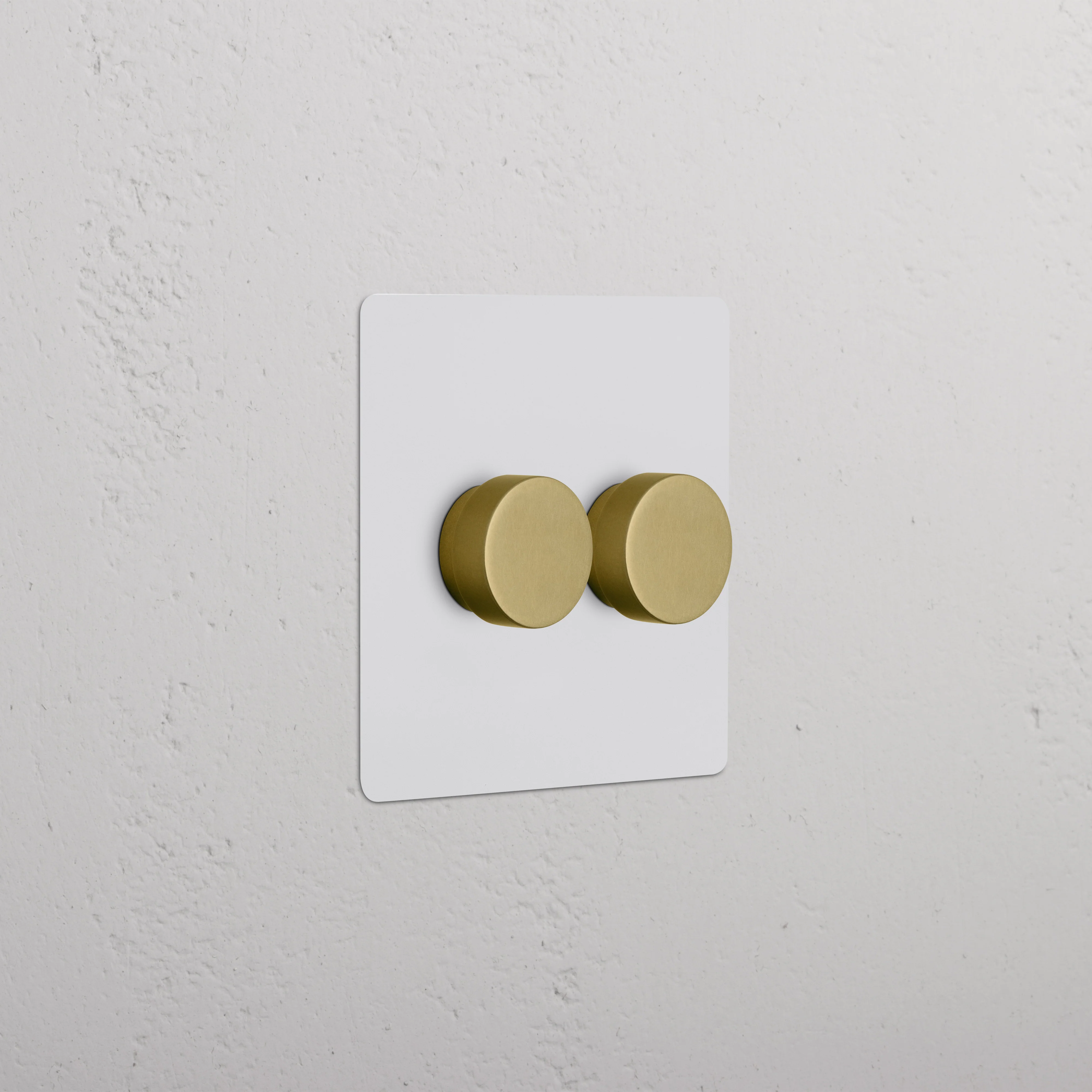 Kew 2G Dimmer Switch - Paintable Antique Brass