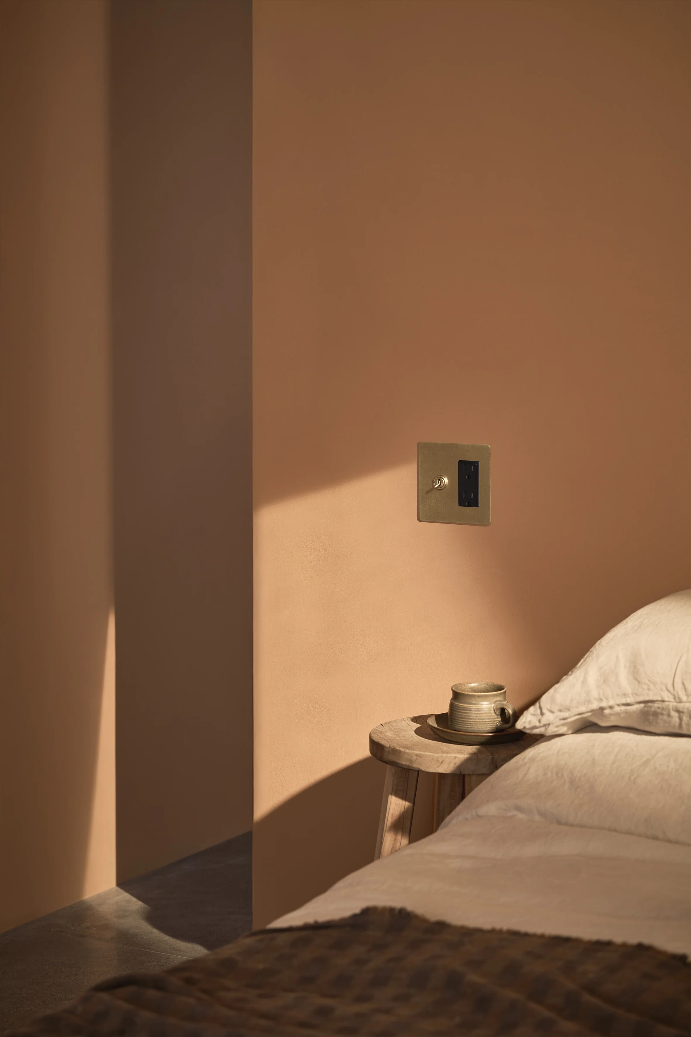 Kew 2G Toggle Switch & Outlet - Antique Brass Black - Image 2