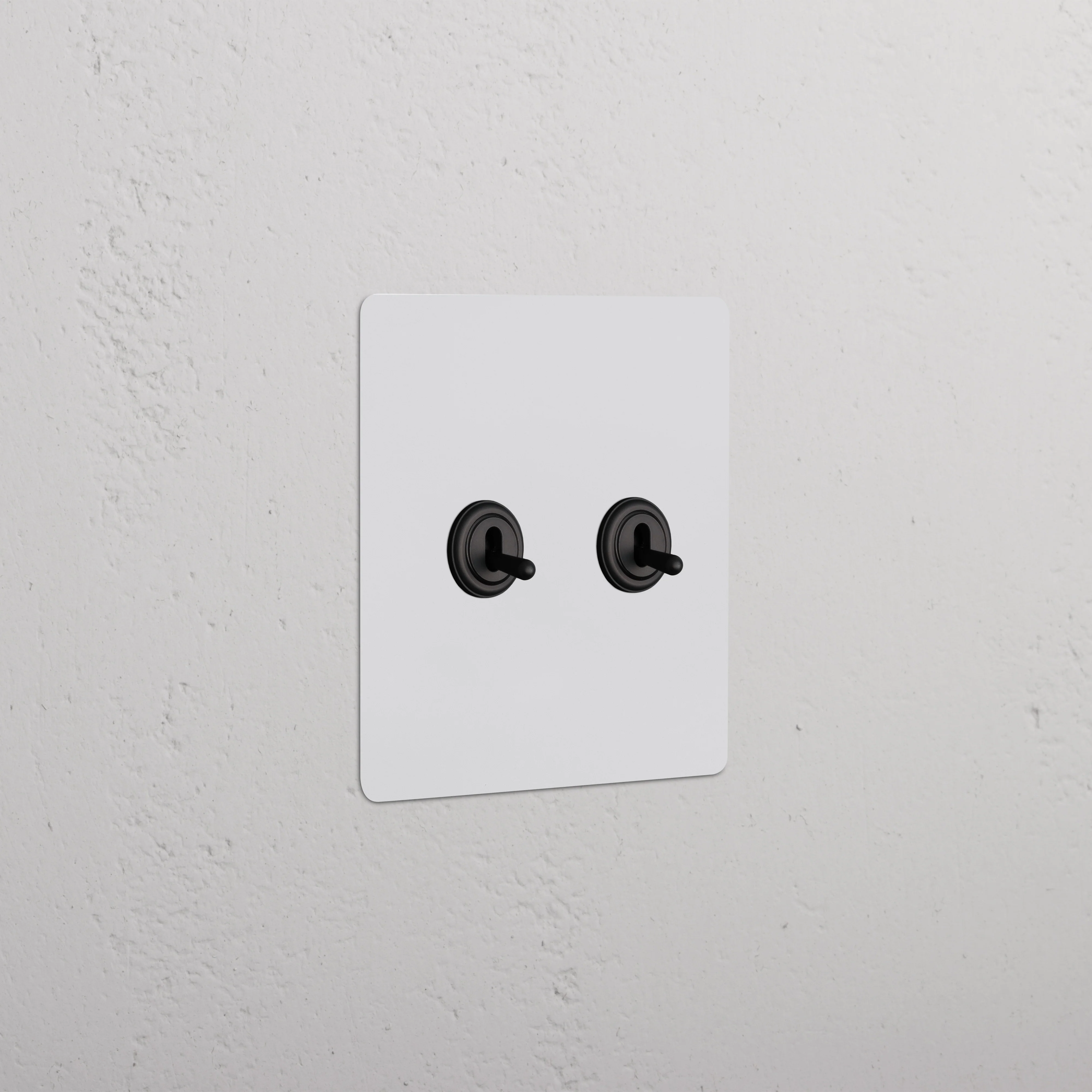 Kew 2G Toggle Switch - Paintable Bronze