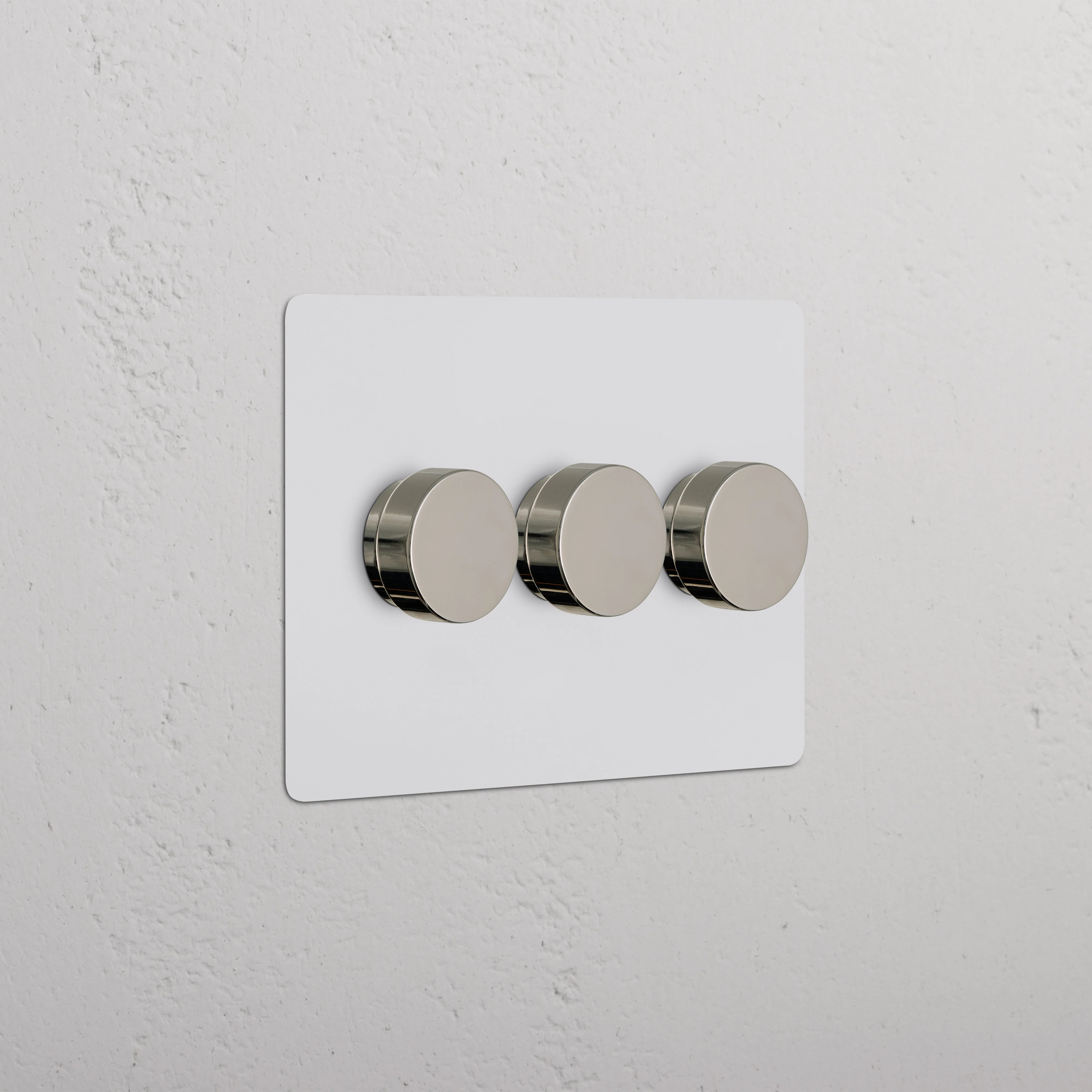 Kew 3G Dimmer Switch - Paintable Polished Nickel