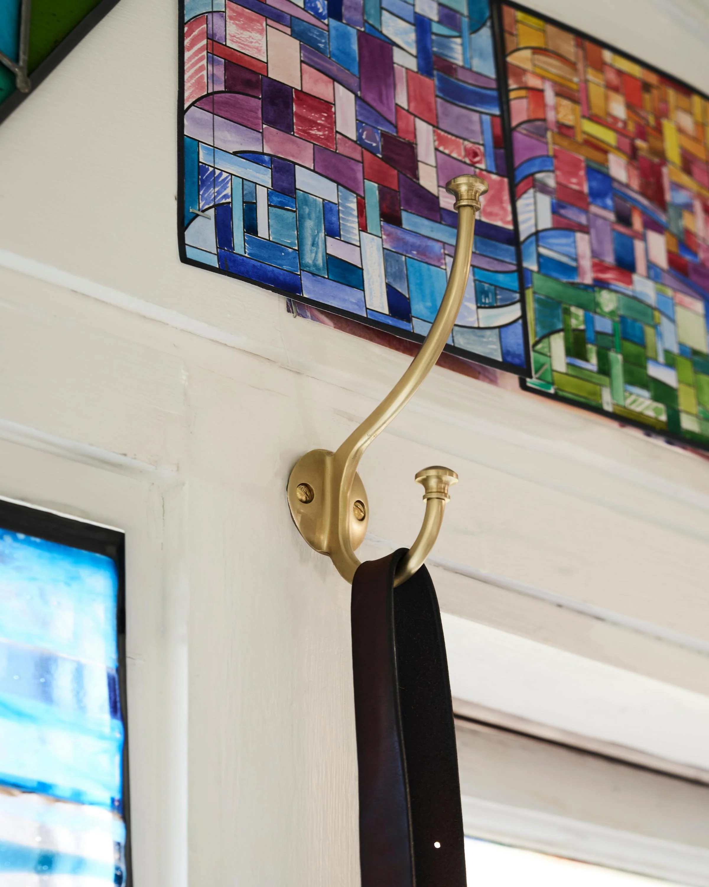 Mews Hook - Antique Brass - Image 3