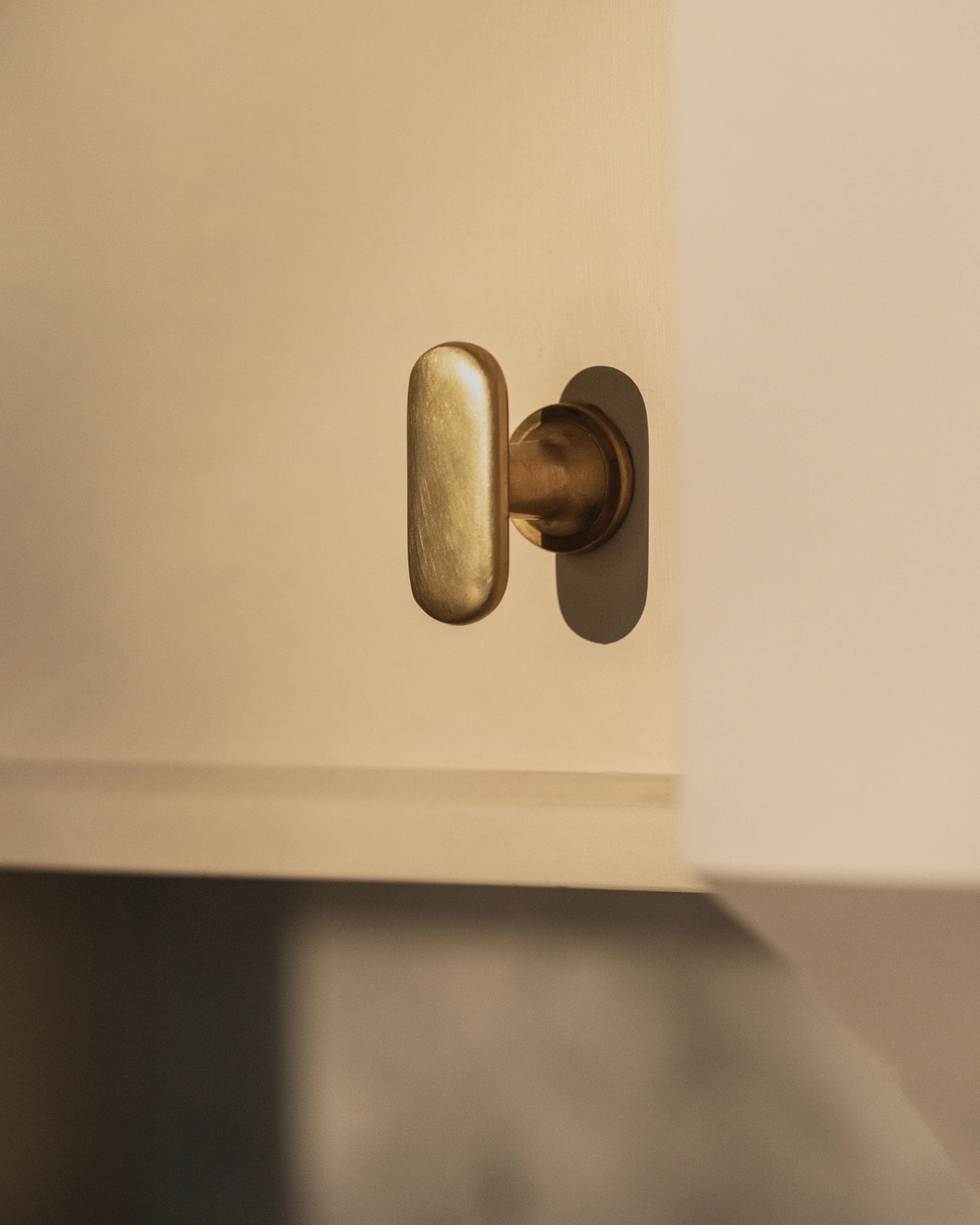 Milliner Cabinet Knob Medium - Antique Brass - Image 2