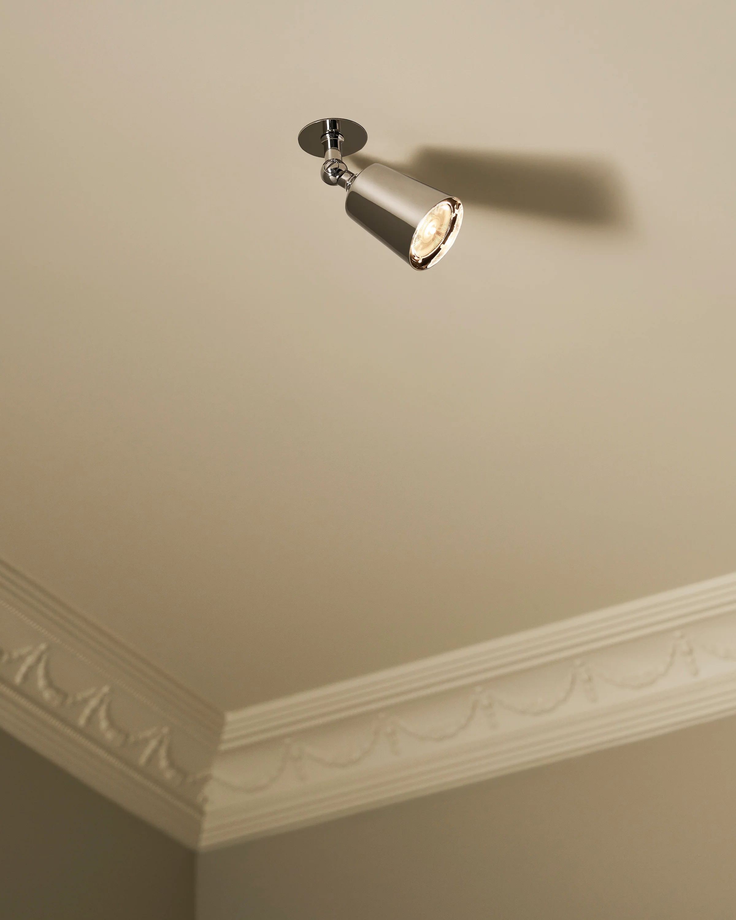 Perryn Single Medium Spotlight - Polished Nickel - Image 5