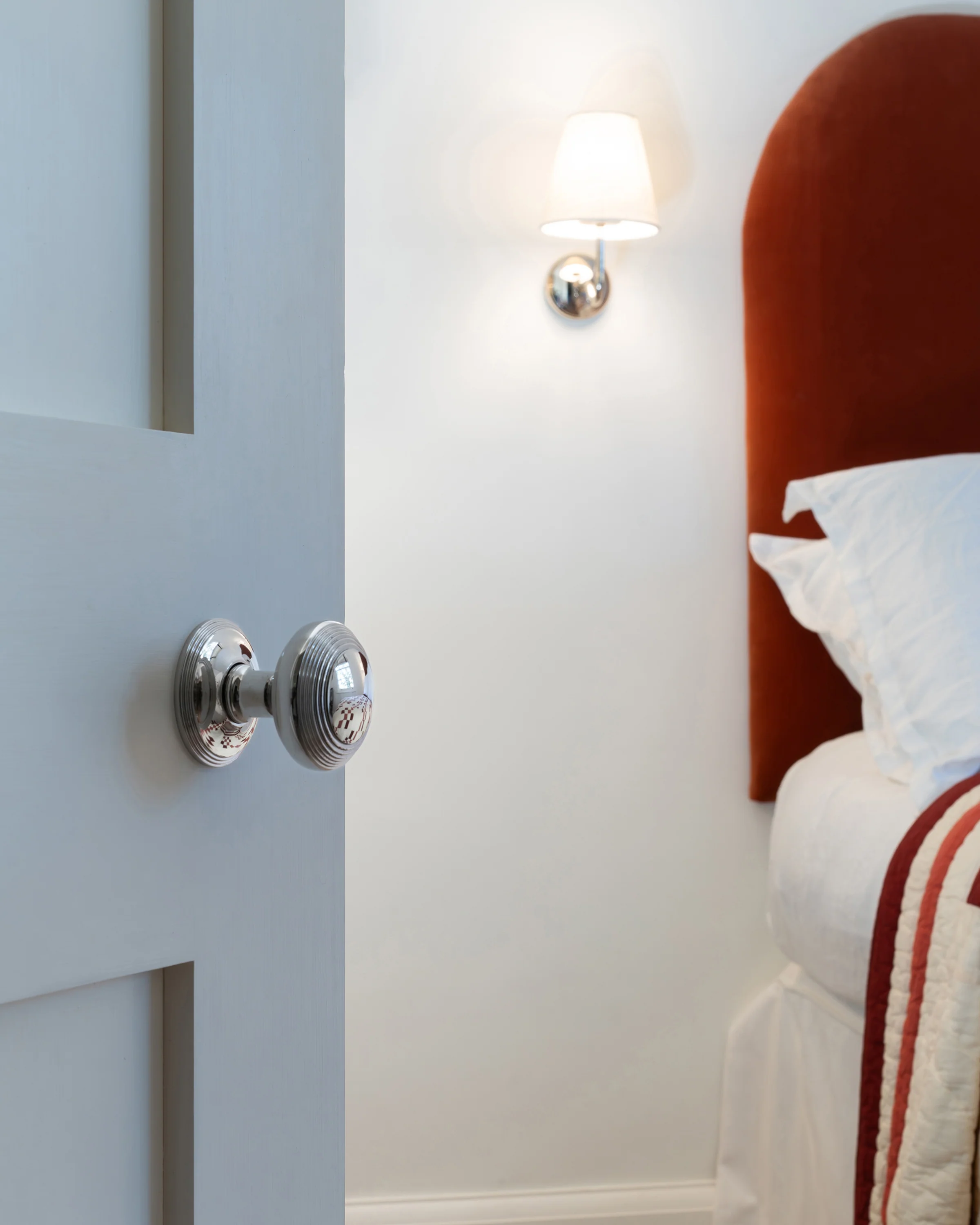 Poplar Passage Door Knob Set - Polished Nickel - Image 3