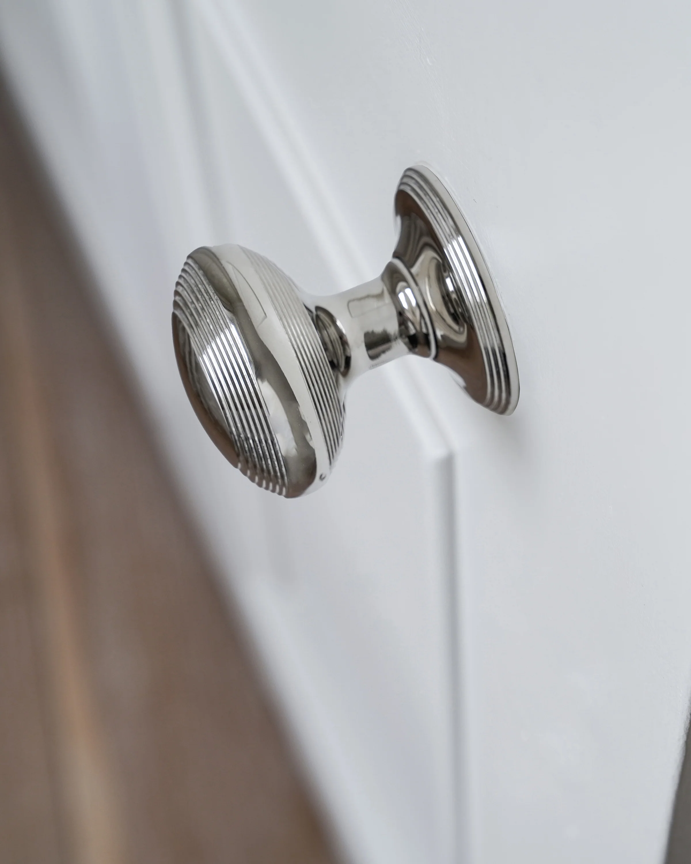 Poplar Passage Door Knob Set - Polished Nickel - Image 5
