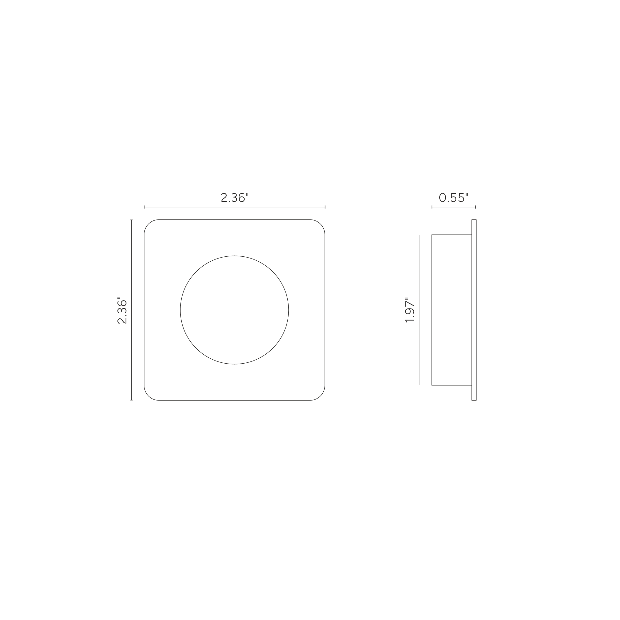 Regent Recessed Small Pull - Bronze - Image 5