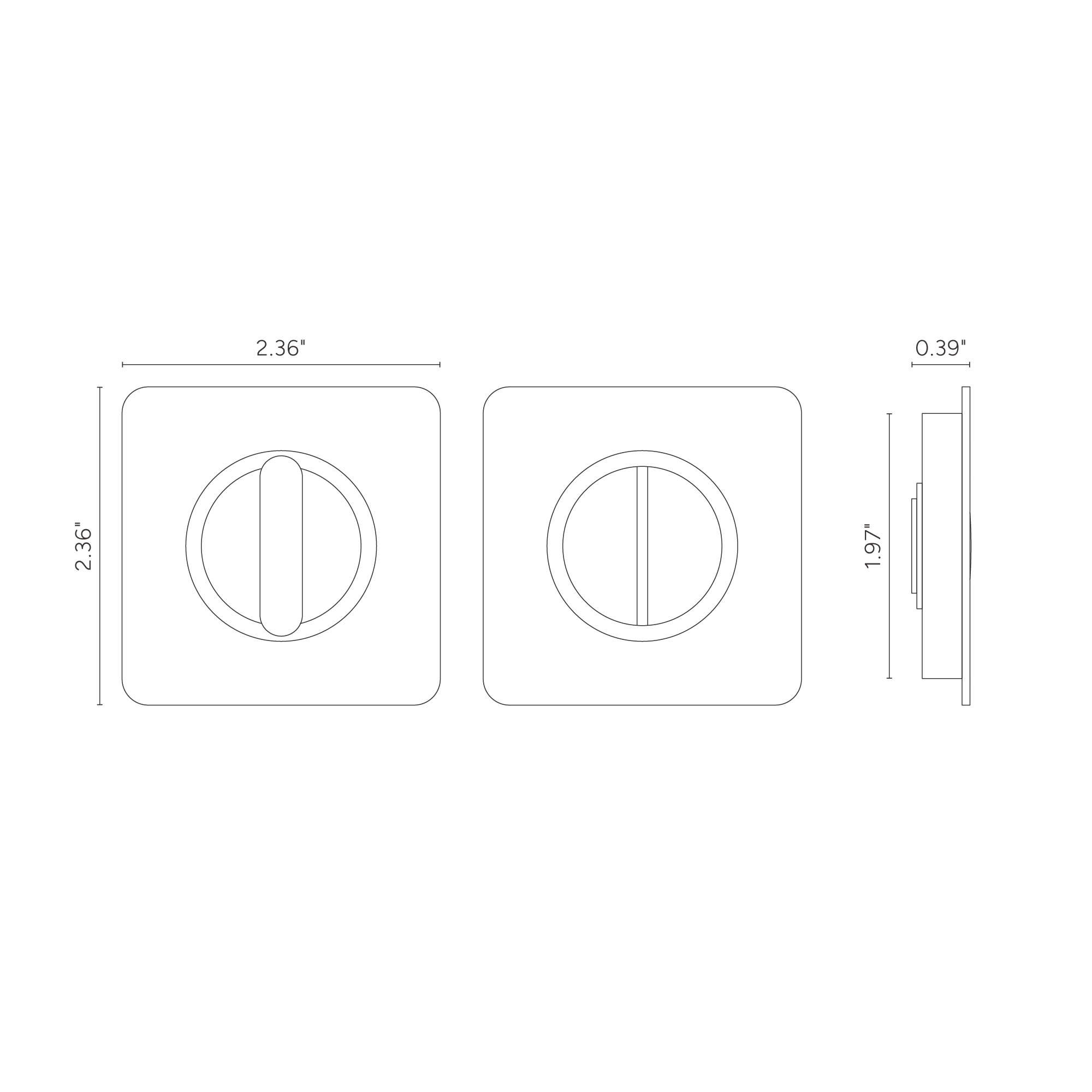Regent Recessed Deadbolt - Bronze - Image 6